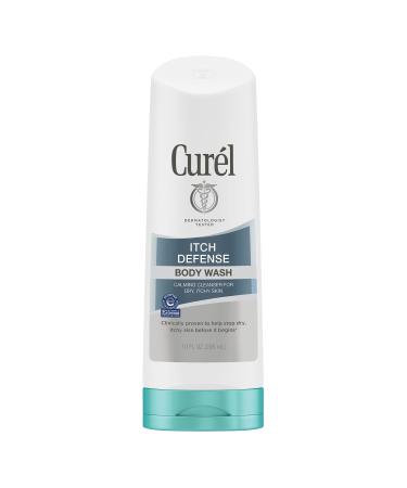 Curel Itch Defense Calming Daily Cleanser  Body Wash  Soap-free Formula  for Dry  Itchy Skin  10 oz  with Hydrating Jojoba and Olive Oil Single unit