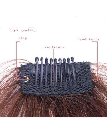 Remy Human Hair Clip in Air Bangs Extension - Neat Hand Tied Front Fringe for Women (Black) - Buy Online on GoSupps.com