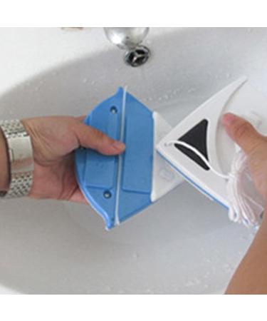 Double Sided Magnetic Window Cleaner Shape Glass Wiper with Super Absorbent Pad for Sliding Doors Mirrors Shower Screens - Buy Online on GoSupps.com