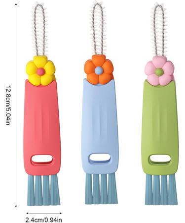 3 PCS Gap Cleaning Brush 3 in 1 Water Bottle Cleaner Brush Portable Bottle Cleaning Brush Rotating Bottle Brush Multifunctional Bottle Brushes for Cleaning Home Daily UseGap Cleaning Brush Water B - Buy Online on GoSupps.com