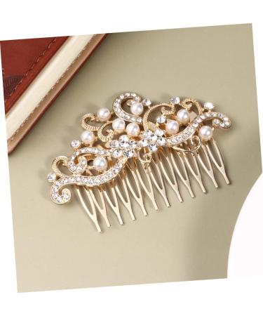 Gogogmee Costume Accessories Pearl Hairpin Combs Bridal Hair Clip Bridal Hair Comb Pearl and Womens Goody Hair Clips for Women Vintage Bridal Hair Comb Bride Bride Hair Comb - Buy Online on GoSupps.com