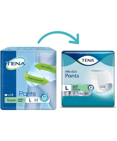 Buy Tena Super Pants Protective Underwear Size L (96 Pieces) - Comfortable & Discreet Adult Incontinence Products | Fast International Shipping - Buy Online on GoSupps.com