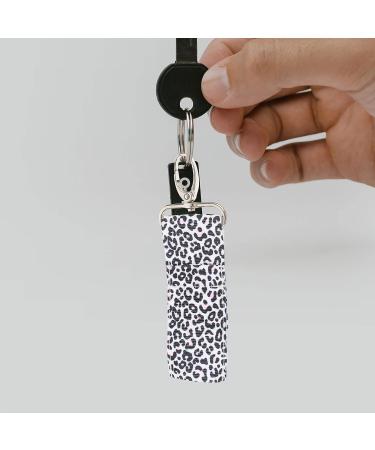 BESPORTBLE 2pcs Leopard Lip Balm Chapstick Pouch Keychain - Lipstick Holder Key Ring Bag Set - Buy Online on GoSupps.com