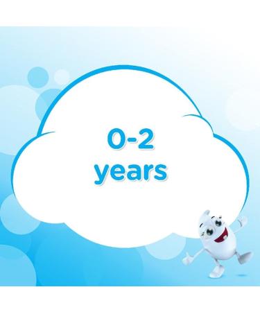 Wisdom Step-by-Step Baby Toothbrush 0-2 Years and Aquafresh Milk Teeth Babies Toothpaste 50ml Set Supersoft Brush Extra Small Head Gentle Brushing & Cleaning - Buy Online on GoSupps.com