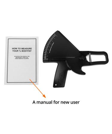 QWORK Caliper K rperfettzange Pr zises K rperfettmessger t f r internationale Nutzer | Fettzange f r Fitness und Gesundheit - Buy Online on GoSupps.com