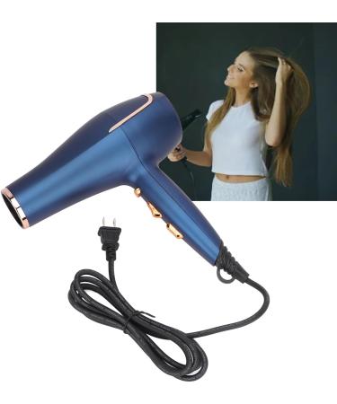 Ionic Hair Dryer 800W Professional Negative Ionic Blow Dryer for Fast Drying High Speed Travel Hairdryer with Nozzle Constant Temperature 6+1 Speeds & 3 Temps for Home Salon US Plug 110V White - Buy Online on GoSupps.com