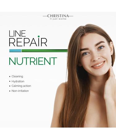 -CHRISTINA- Line Repair - Nutrient Pure Natural Cleanser For All Skin Types 250ml / 8.5 fl.oz - Buy Online on GoSupps.com