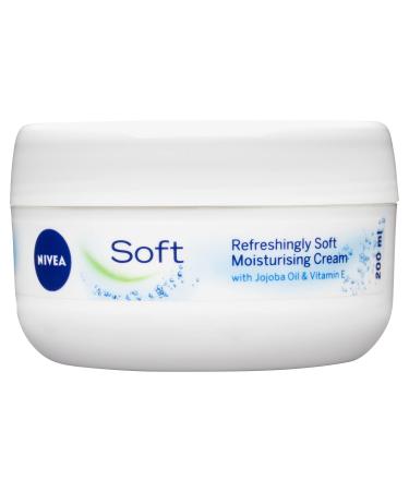 Nivea Soft Refreshingly Soft Moisturizing Cream 200ml - Hydrating Skin Care for All Skin Types - Buy Online Internationally - Buy Online on GoSupps.com