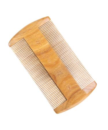 Beavorty 2-St Green Sandalwood Beard & Mustache Comb for Men - Pocket Size Wooden Grooming Brush - Buy Online on GoSupps.com