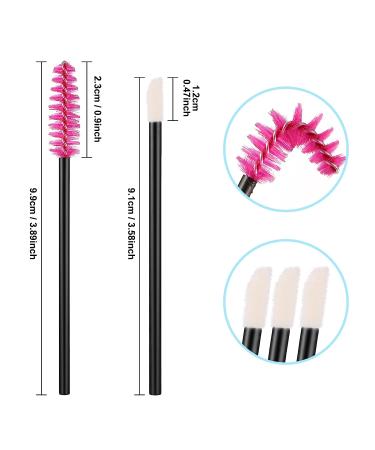 200 Disposable Lip Brush and Mascara Wand Spoolies - Perfect for Lipstick, Eyelash Extensions, and Eyebrow Application (Type A) - Buy Online on GoSupps.com