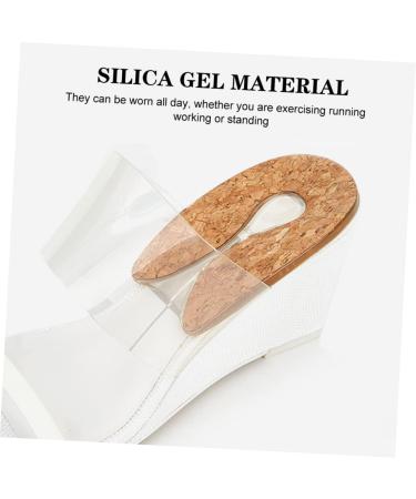 4 Pairs Transparent Silicone Heel Pads - Reusable Height Increasing Heel Covers & Cushions for Ultimate Comfort - Shoe Accessories & Protectors - Buy Online on GoSupps.com