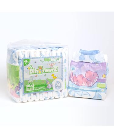 ABUniverse DinoRawrZ Diapers (Medium) Medium (Pack of 10)