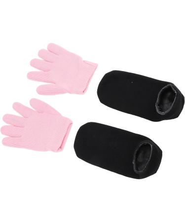 Moisturizing Gel Spa Socks&Gloves Set with Essential Oil for Dry Cracked Hands Feet Moisturizing Socks Gloves Set - Buy Online on GoSupps.com