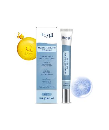 Firming Eye Serum with Collagen Vitamin E Anti-Aging Treatment for Dark Circles Puffiness and Fine Lines Wrinkle Reducing and Nourishing Formula 15ml