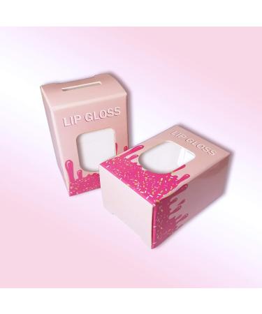 ANZKA 15 Pack Pink Ice Cream Lip Gloss Tube Boxes - Empty Lipgloss Tubes Packaging for 2.68x1.62 Inch Bottles - Buy Online on GoSupps.com