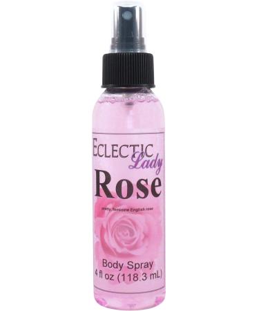 Rose Body Spray 4 ounces Body Mist for Women with Clean Light & Gentle Fragrance Long Lasting Perfume with Comforting Scent for Men & Women Cologne with Soft Subtle Aroma For Daily Use 4 Fluid Ounces