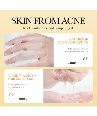 BIOAQUA Manuka Honey Facial Mask - Vitamin E Moisturizing & Antioxidant Repair | 25g x 5pcs - Best for Delicate Skin - International Shipping Available - Buy Online on GoSupps.com