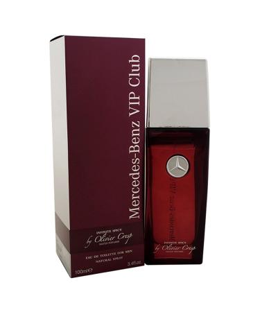 Mercedes-Benz - Vip Club Infinite Spicy - Irresistible Fragrance For Men - Soft Fresh And Warm Spiciness - Opens With Notes Of Sichuan Pepper Coriander And Star Anise - Eau De Toilette - 3.4 Oz
