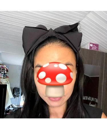 JINBUYAO Red Bow Headband For Women Black Knot Hair Bands Big Bowknot Hair Hoop Knotted Wide Turban Headbands Hair Band Bows Hair Accessories(Black) - Buy Online on GoSupps.com