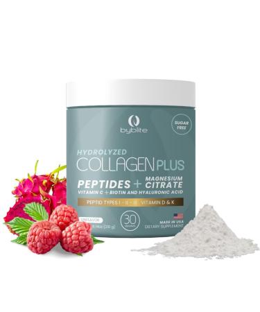 Colageno Hidrolizado para Mejorar Articulaciones + Citrato de Magnesio para tu Salud Digestiva + Peptidos I II III + Acido Hialuronico + Biotin + Vitamina C D y K y Fortalece Tus U as y Cabello
