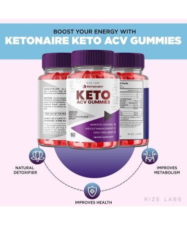 Ketonaire Keto ACV Gummies for Advanced Weight Loss - 60 Gummies - Buy Online on GoSupps.com