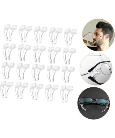 Lurrose 60 Pairs Anti-Cover Glasses | Comfortable Non-Glass Handle Eyewear with Ear Protectors | Portable Pebble Gel Holders International Shipping Available - Buy Online on GoSupps.com