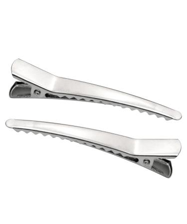 100 Pcs 6CM Silver Alligator Hair Clips | Premium Hair Accessories for All Hairstyles | International Shipping Available - Buy Online on GoSupps.com