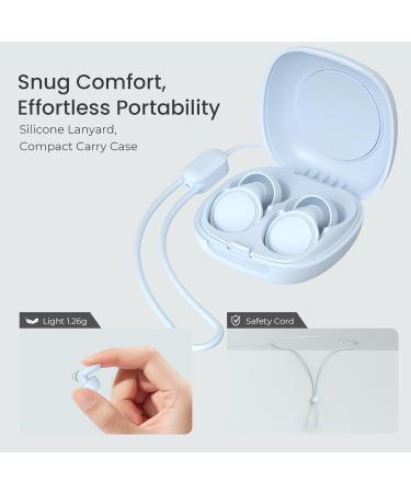 Buy 2 Pairs Soft Silicone Ear Plugs for Sleeping - Noise Reduction 25dB Reusable Hearing Protection with 8 Ear Tips in S/M/L - Perfect for Concerts Travel & Focus - Buy Online on GoSupps.com