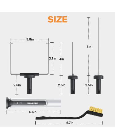 RONGTER 3 in 1 Hot Wire Foam Cutter kit  Foam Cutter Electric Styrofoam Cutting Tool 15W/ 6V  Heated Foam Carving Knife Kit with Cleaning Brush Wh3in1 - Buy Online on GoSupps.com