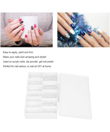 Long Fake Nails Breathable 360 Pieces Extended Water Pipe Nail Tips Easy to Apply Half Paste with Storage Box for Salon - Buy Online on GoSupps.com