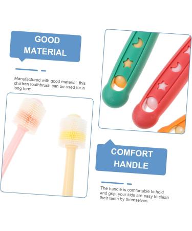 BUIFULSIC 3ST Silicone Baby Toothbrush - Safe Oral Care for Infants | Nano Material Teeth Cleaning Brush - Buy Online on GoSupps.com