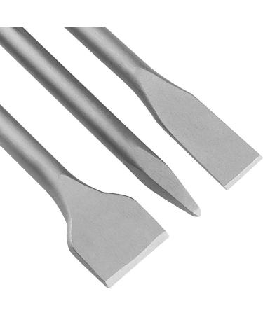 6-Piece SDS Plus Chisel Set for Rotary Hammer Drill - Concrete Drill Bit Set with Point, 20mm, and 40mm Flat Chisels - Buy Online on GoSupps.com