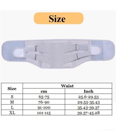 Men & Women Lordosis Support Belt - Tourmaline Magnetic Steel Bones with Cushion - X-Large Gray & Black - International Shipping - Buy Online on GoSupps.com