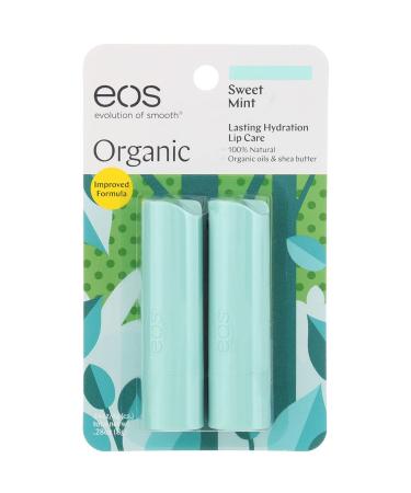EOS Lip Balm Sweet Mint 2 Pack .14 oz (4 g) Each