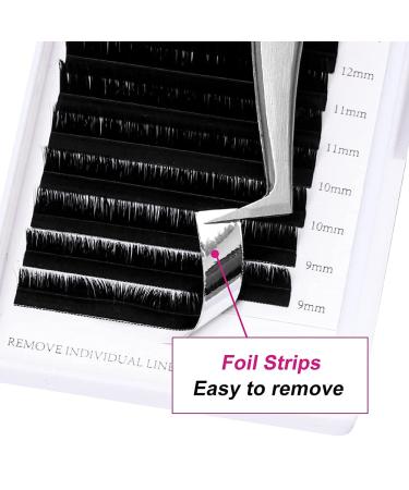 Buy Volume Eyelashes 0.03mm DD Curl | Self-Fan Easy Fan Lashes | 8-14mm | Premium Eyelash Extensions for International Shipping - Buy Online on GoSupps.com