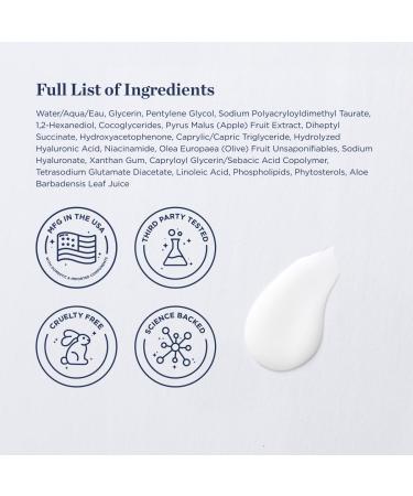 Nourish + Enhance Hyaluronic Acid Plumping Serum | Anti-Aging Body Treatment for Neck Chest Legs & Hands | Smooth Wrinkles & Tighten Skin with Niacinamide - Buy Online on GoSupps.com