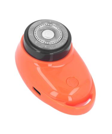 Travel Beard Trimmer Cordless Safe Men's Plastic Beard Trimmer Efficient for Outdoor Use (Yellow)