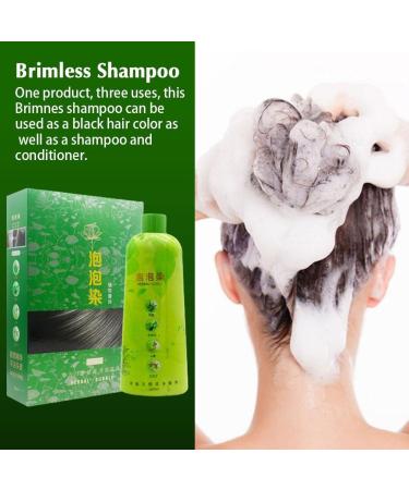 WOBBLO Brimnes Shampoo Brimies Shampoo Black Hair Dye Shampoo Edgeless Herbal Shampoo Herbal Bubble Hair Dye Shampoo Fast Shampoo for - Buy Online on GoSupps.com