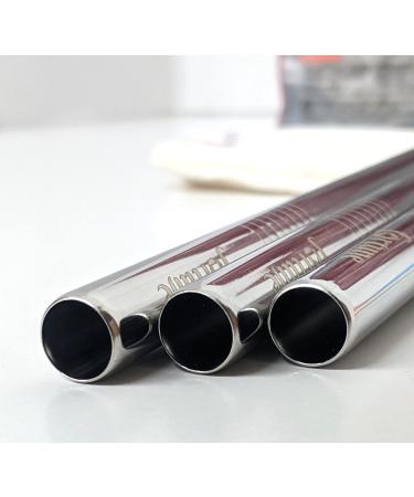 WuFuYuan Boba Tapioca Pearl Bubble Tea DIY Set | Black Large Balls 8.8oz (3 pack) + Reusable Stainless Steel Boba Straws & Silicone Tips | 1 Cleaning Brush & Canvas Bag - Buy Online on GoSupps.com