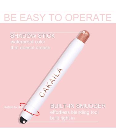 Metallic Eyeshadow Stick Shimmer Cream Eyeshadow Pen Crayon Eye Brightener Stick Highlighter Makeup Eyeshadow Stick Set style 1 - Buy Online on GoSupps.com