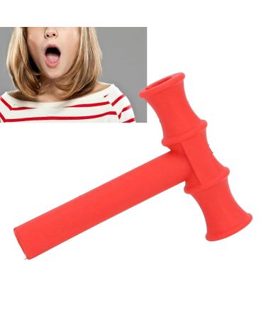 Chewy Tubes Oral Motor Tool & TPR Sensory T-Shaped Cubes for Autistic Children - Red | International Shipping Available - Buy Online on GoSupps.com