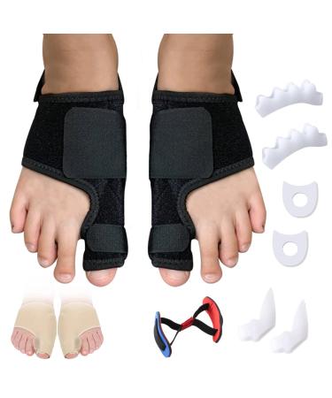 Bunion Corrector for Women and Men, 6PCS Bunion Splint, for Foot Pain Relief and Hallux ValgusCorrection, Day/Night Support