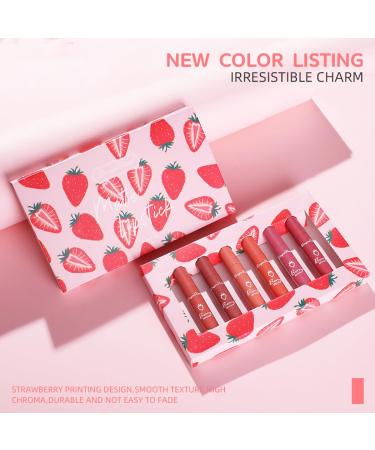 Buy 6 Colours Matte Liquid Lipstick Set B | Long Lasting Waterproof Lip Gloss & Nourishing Color Lip Glaze for Women - International Shipping - Buy Online on GoSupps.com