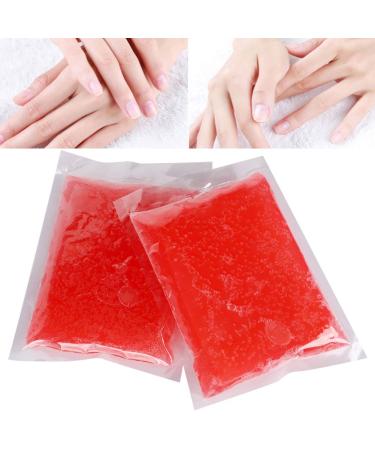 2pcs Paraffin Waxes Moisturizing Nourishing Paraffin Wax Bath Hand Foot Beauty Mask Winter Skin Care Wax Refills For Spa Home Facials Hand Foot Wax Heating Bath Paraffin Wax Paraffin Wax Balms(Rose)