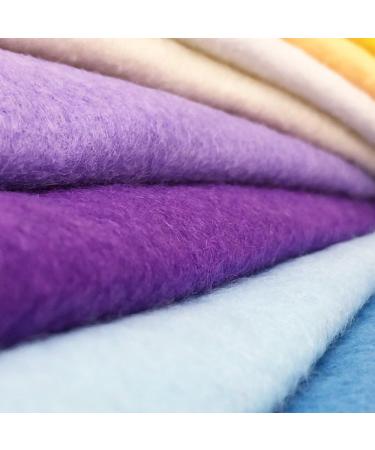 Flic-Flac 1.4mm Soft Felt Fabric Sheet Assorted Color Pack - 24pcs DIY Craft Sewing Squares Nonwoven Patchwork (20*30cm) - Buy Online on GoSupps.com