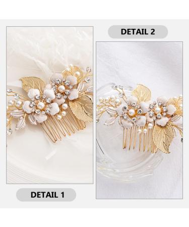 Beaupretty Bride Wedding Comb Headpiece Prom Hair Accessory Women Decorative Hair Comb - Buy Online on GoSupps.com