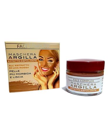 Rebeca Shop Red Grape Extract Clay Mask Exfoliating Soft and Smooth Leather 50 ml 12 m