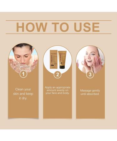  G n rique Natural Sunscreen 85g Organic Face Cream Tallow Moisturizer Moisture Lock and UV Protection Formula Hydrating Skin Care Daily Use Lotion Sun Protection for Face & Body - Buy Online on GoSupps.com