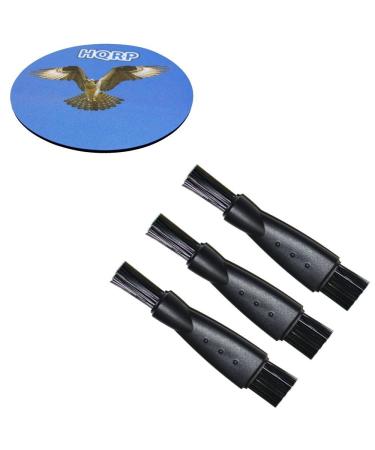 HQRP 3 STK cleaning brush for Braun Series 5 ContourPro 530S-4 550 550S-4 550CC-4 560 560S-3 565CC-4 Type 5751 razor