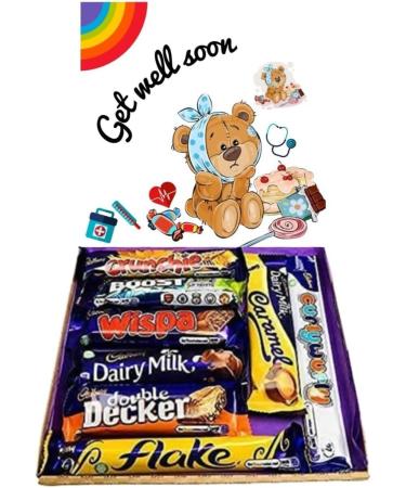 Child's Kids Get Well Soon Gift Pick n Mix Cadbury Chocolate Hamper Present - Buy Online on GoSupps.com
